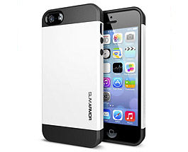 iPhone 5 & 5S Slim Armor Case White