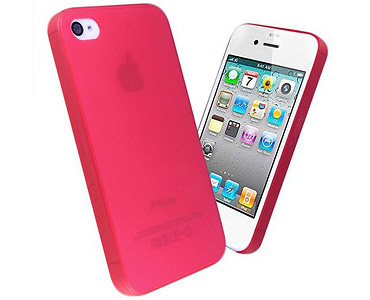 iPhone 5 & 5S Thin TPU + PC Case Red