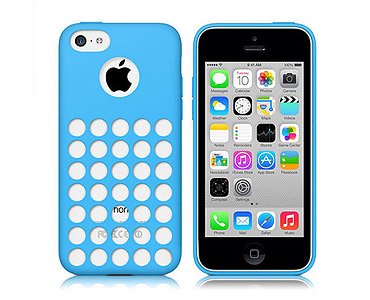 iPhone 5C Soft Gel Skin Case Blue